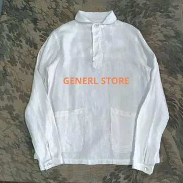 GENERL STORE 린넨 100% 풀오버 블라우스