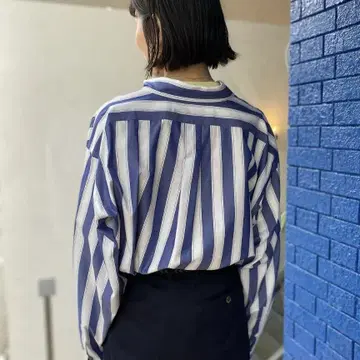 25SS Shinzone DADDY SHIRTS 블루 스트라이프