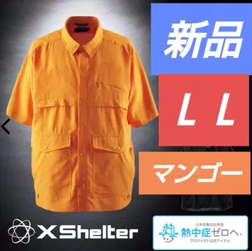워크맨 엑스쉘터 쿨링 반팔 셔츠 망고 LL 사이즈