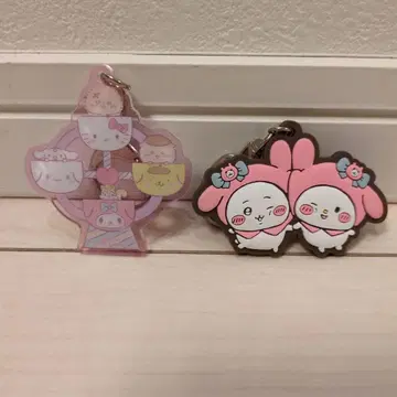 치이카와 산리오 키링 2개 세트