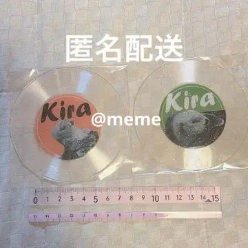 도바 수족관 랏코 키라짱 레코드 2장 세트 코스터