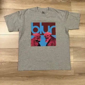 비오토프 BIOTOP 블러 blur 닭 그래픽 T셔츠 그레이