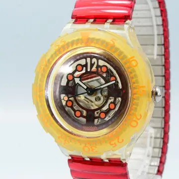 Swatch 스와치 손목시계 쿼츠 Scuba200 스켈레톤