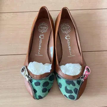 JEFFREY CAMPBELL [ 새상품 ] 레오파드 무늬 플랫슈즈