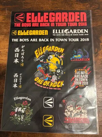 ELLEGARDEN 스티커 세트 2018 ONE OK ROCK