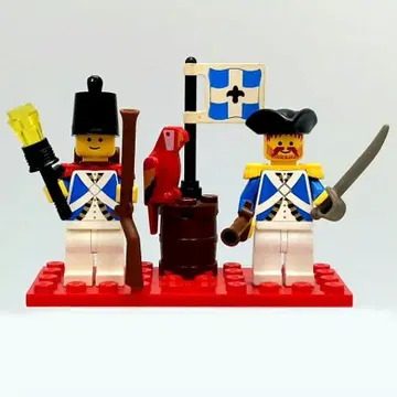 LEGO 남해의 용사 시리즈 해병대 대위 미니 피규어 정품 올드 레고