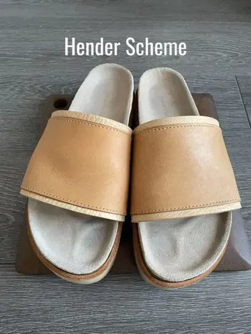 Hender Scheme 핸더 스킴 가죽 샌들 캐터필러