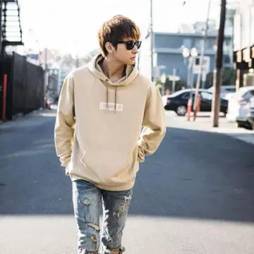 AAA 아타에 신지로 iamwhatiam 후드티 Hoodie 베이지 M