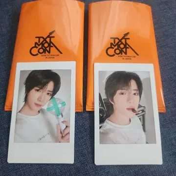 TXT MOACON Japan 인스턴트 포토 카드 범규 2장 세트