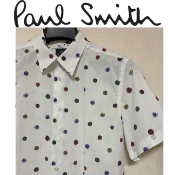 Paul Smith 도트 무늬 반팔 셔츠