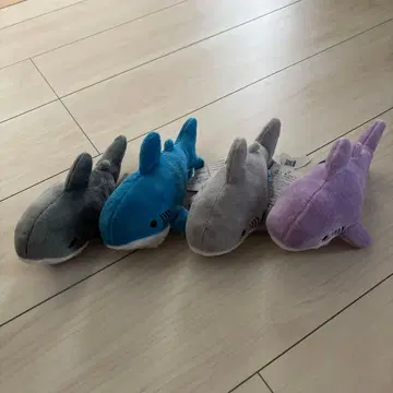 AMUFUN 귀상어 마스코트 봉제 인형 키링