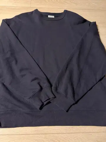DRIES VAN NOTEN 네이비 맨투맨 S