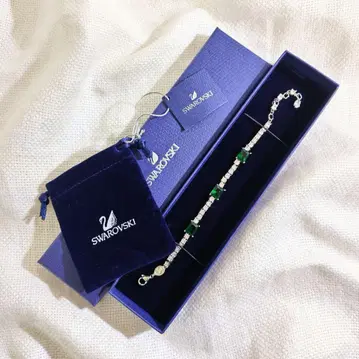 스와로브스키 SWAROVSKI 테니스 팔찌 Matrix Tennis 그린