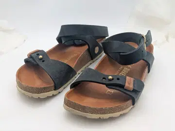 BIRKENSTOCK/버켄스탁 오일드 가죽 플랫 샌들
