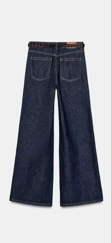 [ SALE ] ZARA 와이드 레그 데님 팬츠 벨트 포함