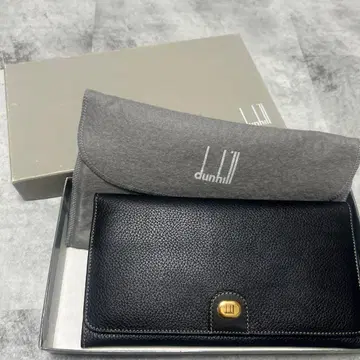 [ 당일 발송 가능 ] 던힐 dunhill 블랙 가죽 장지갑 박스 포함