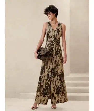 BANANA REPUBLIC 린넨코튼 맥시 원피스 S 사이즈