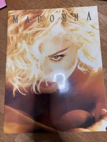 마돈나 사진 팜플렛 중고