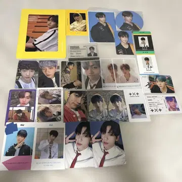 TXT 수빈 트레이딩 카드 코스터 등 묶음 판매 세트