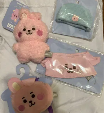 bt21 COOKY 타통 마스코트 백팩 티셔츠 니트 모자
