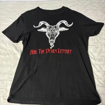 HAILTHEDEVILSLETTUCE 마리화나 T셔츠 vintage