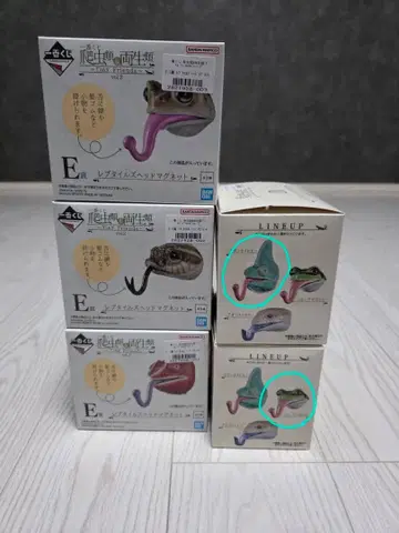 제일복권 파충류 & 양서류 헤드 마그넷