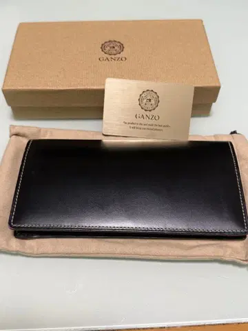 [ 컨디션 최상 ] GANZO 쉘 코도반 가죽 장지갑