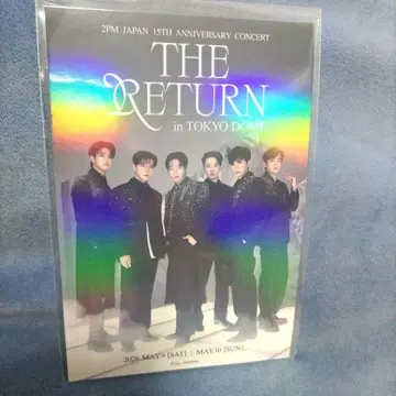 2PM 도쿄돔 회원 특전 엽서