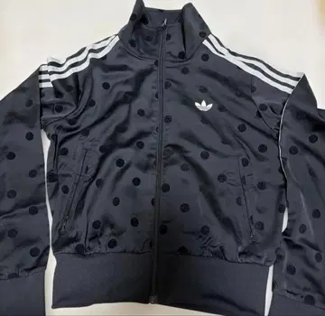 adidas 새틴 폴카 도트 TT 트랙 탑 도트 블랙