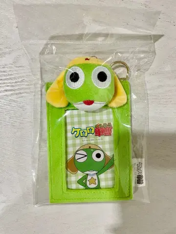 개구리 중사 케로로 봉제 인형 포함 카드 홀더 트레이딩 카드 케이스