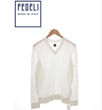[미사용품] FEDELI 페델리 니트 티셔츠 코튼 M 남성용