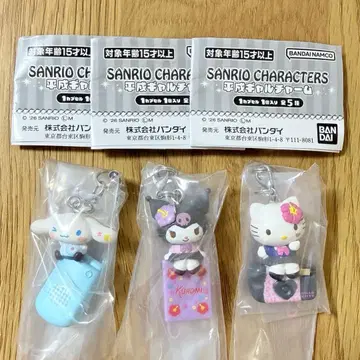 3개 세트 산리오 헤이세이 갸루 참 시나모롤 쿠로미 헬로키티