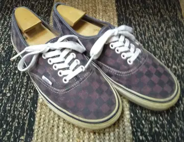 VANS 오센틱 체커 브라운 VAN DOREN 복각 모델