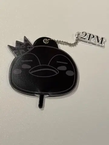 2PM 준호 미니 부채 키링 펭귄