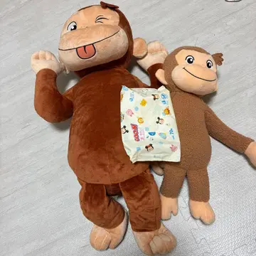 호기심 많은 조지 봉제 인형 빅