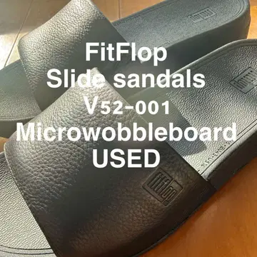 레어 FitFlop 슬라이드 Microwobbleboard 리커버리