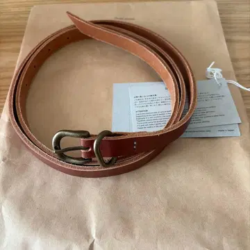 Hender Scheme 가죽 벨트 브라운 천연 가죽 일본제 완판템
