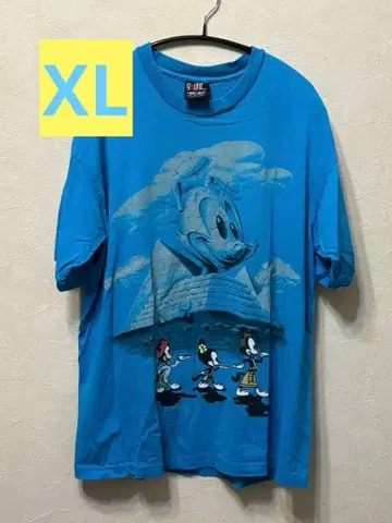 [ 초레어 ] 90s giant Disney 이집트 미키 아트 T셔츠