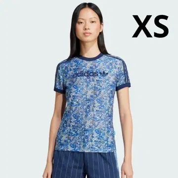 adidas x LIBERTY LONDON 토널 카모 반팔 T셔츠 XS