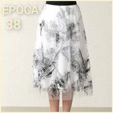 새상품급 EPOCA 에포카 릴리 튤 롱 스커트 38