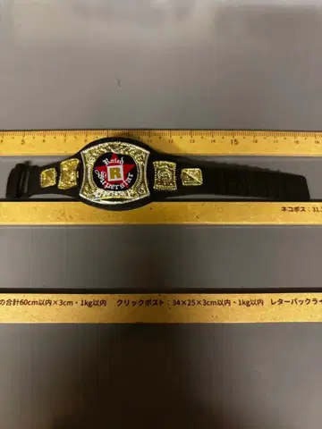 WWE 잭스제 엣지 스피너 챔피언 벨트 블랙 골드