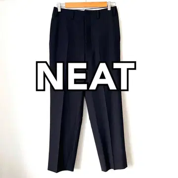 NEAT 슬랙스 팬츠 블랙