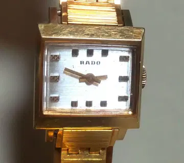[ 작동품 ] RADO 여성용 손목시계 수동 와인딩 골드 컬러 GP20