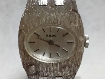 [ 작동품 ] RADO 여성용 손목시계 수동 와인딩 실버 색상