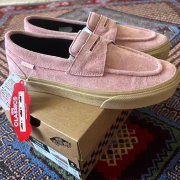 마지막 가격 인하 Vans 프린지 달린 슬립온 핑크