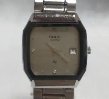 [ 작동품 ] RADO 여성용 손목시계 쿼츠 실버 색상