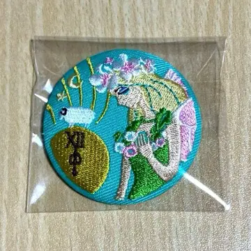지브리 자수 브로치 컬렉션 귀를 기울이면 엘프의 여왕 캔뱃지
