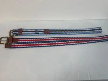 풋조이 스트레치 웨빙 벨트 파랑빨흰 약 100cm