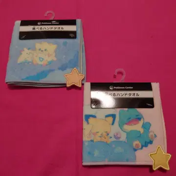 포켓몬 LIttleDaydream 핸드 타월 세트 리자몽 피츄 고오스