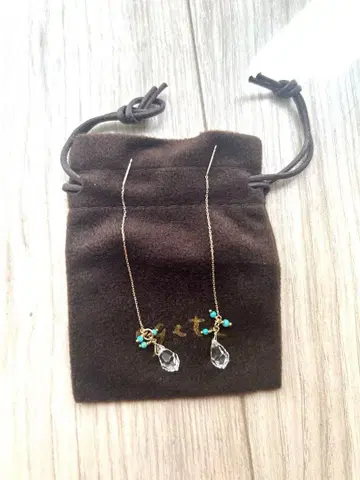 [ 새상품급 ] 아가트 귀걸이 K10